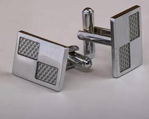 Mancuernillas Personalizadas de Lujo para Hombre |   Mancuernillas de Acero Inoxidable y Plata de Ley 925 |   Joyería al por mayor para puños de camisa de negocios y bodas - Product Image 5