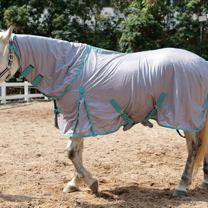Nueva Tendencia: Mantas Impermeables de Poliéster Balístico para Caballos, con Bordado Personalizado y Protección Contra Moscas - Product Image 5