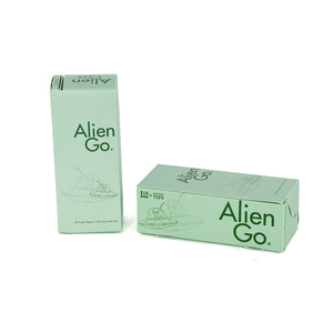 กระดาษมวนบุหรี่ Alien Go สีเขียว พร้อมก้านกรองฝ้าย บรรจุ 20 เล่มต่อกล่อง อุปกรณ์สำหรับสูบบุหรี่ บรรจุภัณฑ์แบบกำหนดเอง รับผลิตแบบ OEM - Product Image 6