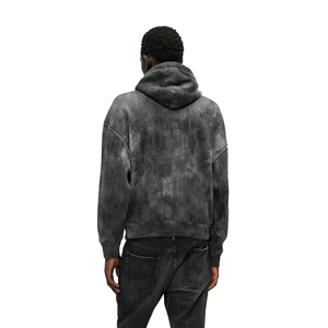 Nouvelle Collection : Sweats à Capuche Homme Hiver Effet Délavé 100% Coton Molletonné Impression Numérique Poche Haute Qualité Écologique Personnalisable - Product Image 4