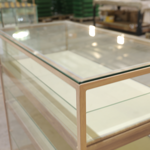 Vitrine Commerciale en Métal Robuste avec Dos en Verre |   Finition enduite de poudre, imperméable |   Service OEM disponible - Product Image 3