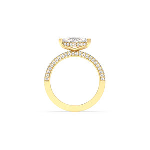 Bague de fiançailles REYES personnalisable en or massif 14 carats avec diamant de laboratoire HPHT CVD taille marquise de 1,43 carat, luxe, pour elle - Product Image 5