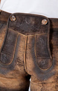 Pantalones Lederhosen de Cuero de Cabra de Alta Calidad para Oktoberfest, Pantalones Tradicionales Kniebund, Ropa Alemana - Product Image 4