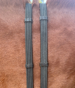 เชือกจูงม้า Bio Grip สีดำ พร้อมด้ามจับยางยืดหยุ่น สำหรับกระโดดข้ามเครื่องกีดขวางและเดรสสาจ บรรจุภัณฑ์ขายส่ง - Product Image 5
