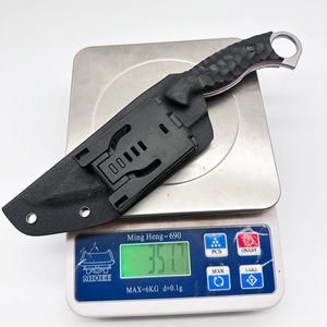 Cuchillo de Caza y Supervivencia de Acero Inoxidable con Hoja Fija y Borde Dentado, de Grado Industrial, para Exteriores, Personalizable OEM - Product Image 5