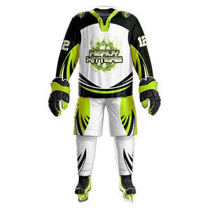 2026OEM Maillots de gardien de but de hockey sur glace 7V7 en polyester sublimé de haute qualité, ensembles uniformes personnalisables avec couleur et logo sur mesure - Product Image 3