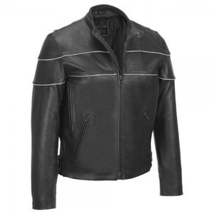 Modern Look Leather Winter <b>Jacket</b> Men <b>Slim</b> <b>Fit</b> Tailored Genuine Leather High Quality Custom Design Fashion <b>Jacket</b> - Product Image 6