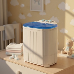 Lavadora Compacta Eléctrica Sudex XPB40 de Doble Tambor para Ropa de Bebé, Solución de Limpieza para el Hogar - Product Image 4