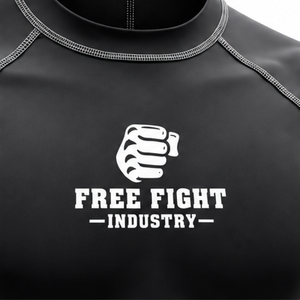Rashguards pour hommes en tissu polyester/nylon respirant à séchage rapide, logo personnalisable, manches courtes, rashguard MMA, t-shirt de compression - Product Image 6