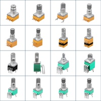 WH148 Double Potentiomètre B50K B503 50K Poignée Longueur 20mm Stéréo Volume Contrôle Rotatif SOUNDWELL Usine Haute Qualité