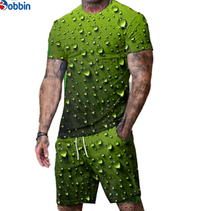 Conjunto de Verano Personalizado de Moda, Conjunto de Shorts Sublimados Unisex, Traje de Verano Moderno para Hombre, Traje Deportivo Informal de Manga Corta - Product Image 2