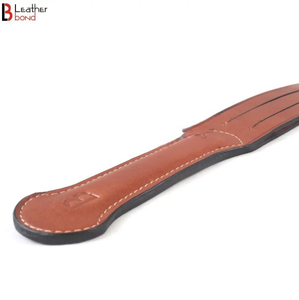 Sangle en cuir souple pour jeu sensoriel - Multifonctionnelle, haute qualité, en cuir de mouton noir LP-1004, taille et couleur personnalisables, OEM - Product Image 2