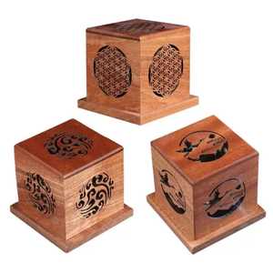 Antique Look Handmade Bakhoor <b>Incense</b> Burner Modern Wood Metal <b>Incense</b> Burner Customised <b>Incense</b> Regular Use <b>Incense</b> <b>Holder</b> - Product Image 3