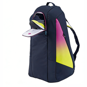 Sac de raquette de tennis haut de gamme en tissu résistant à l'eau avec plusieurs poches pour l'organisation de l'équipement et l'entraînement sur le terrain - Product Image 5