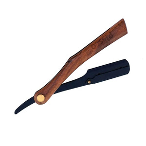 มีดโกนหนวดแบบตรง มีดโกนนิ้วมือ สแตนเลสสตีล มีดโกนแบบตรง อุปกรณ์เสริมความงาม - Product Image 4