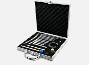 Ensemble de diapasons Solfeggio Mars International, 10 pièces, 10 ensembles, argent, version améliorée - Product Image 1