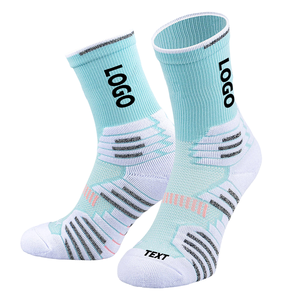 Chaussettes de compression unisexes en coton noir et blanc, confortables, antidérapantes, pour le football et le sport, pour hommes - Grande Vente - Product Image 4
