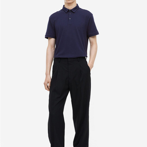 Polo brodé personnalisé OEM en gros, grande taille, contrastant, en coton, à manches courtes, pour hommes, pour le golf - Product Image 4