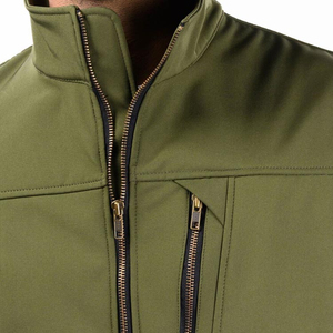 <b>Men</b>_s High Quality Softshell <b>Jacket</b> For <b>Men</b> Custom Made with Best Material for Optimal Comfort Stand Collar - Product Image 4