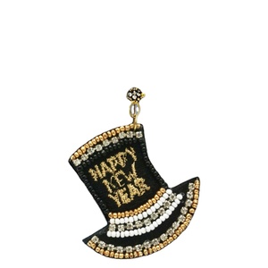 Tendance multicolore bonne année chapeau conception boucles d'oreilles Offres Spéciales pour les femmes unisexe à la mode Style classique bijoux de fête - Product Image 1