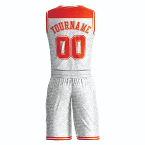 Ensemble d'uniformes de basketball réversibles pour hommes, 100 % polyester, design personnalisable, imprimé numériquement, sans manches, taille élastique - Product Image 1
