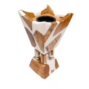 Bulk Cheap Price Luxury Acacia Wood Resin Religious Eco-Friendly Handcrafted Modern <b>Oud</b> Incense <b>Diffuser</b> Customizable Durable - Product Image 1
