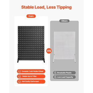 Espositore da Tavolo con Pannello Forato 17 X 13, Organizzatore per Accessori in Acciaio Laminato a Freddo Rinforzato - Product Image 3