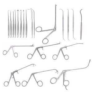 Juego de Instrumentos FESS para Cirugía Endoscópica de Senos Paranasales, Herramientas ORL Manuales de Acero, Clase I, Certificación CE, Modelo BSI-27, 1 Año de Garantía - Product Image 2