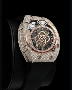 Montre de luxe pour homme en moissanite haut de gamme, pierres VVS, bracelet entièrement pavé - Product Image 3