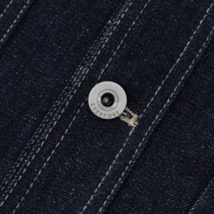 Econex Sports Men's Denim <b>Jacket</b> Utility Style Button Front Regular Fit Solid Color Cotton Fabric Topstitch Pockets Breathable - Product Image 4