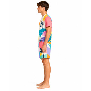 Conjunto de Camiseta y Pantalones Cortos con Estampado Gráfico de Verano para Hombre 2026, Ropa Casual de Dos Piezas - Product Image 4
