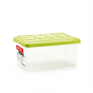 Contenitore di Plastica Trasparente 5L, Scatola Rettangolare Impilabile per Organizzazione Cucina - Product Image 3
