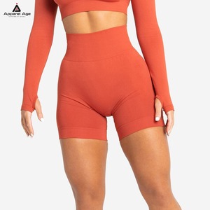 Shorts de sport taille haute pour femme, sans couture, effet push-up, pour la course et le yoga - Product Image 6