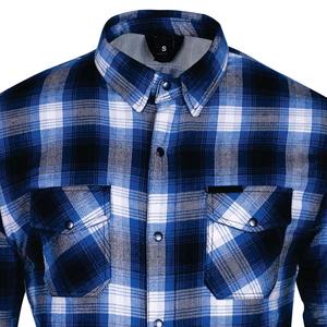 Camisas Personalizadas de Alta Calidad 2026, Camisas de Franela a Cuadros con Kevlar para Motociclistas, para Hombre - Product Image 5