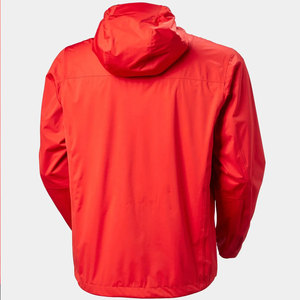 Men's Red Hooded Waterproof <b>Jacket</b> <b>With</b> <b>Zipper</b> Closure Sporty Style winter Wear Polyester Shell - Product Image 3