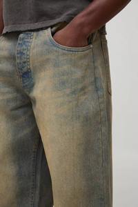 Jeans de Algodón Personalizados COI para Hombre, Diseño con Bolsillos, Estilo Urbano, Lavados, Holgados, Tipo Cargo - Product Image 6