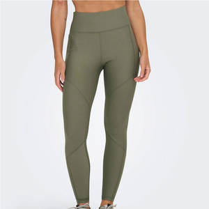 Leggings de Alta Elasticidad para Mujer, para Yoga, Pilates, Entrenamiento, Tecnología de Tejido Sin Costuras, Secado Rápido, Transpirables, Cintura Alta, Ropa Deportiva - Product Image 1