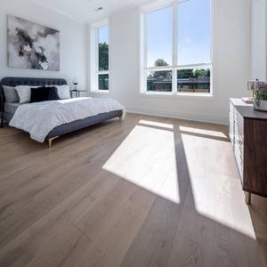 Plancher en bois franc de chêne blanc d'ingénierie, 3 couches, système de pose par clipsage T&G, qualité AB, norme CARB P2 - Product Image 6
