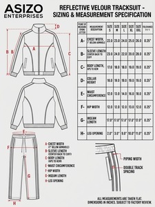 <b>Black</b> Polyester/Cotton Eco-Friendly Tracksuit Set Zip-Up Jacket Drawstring <b>Pants</b> Elastic Waist Side Pockets Plus Size Loose Fit - Product Image 4