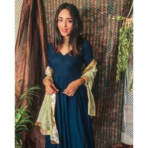 Costume en Chiffon Bleu Rêve Kanchli Taille XS - Product Image 1