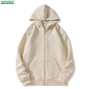 Sudadera con capucha y cremallera para hombre, de tela gruesa y pesada, para clima invernal, con forro aislante, gruesa y sólida. - Product Image 3