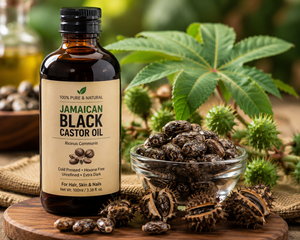 Aceite de Ricino al por Mayor, Aceite de Ricino Negro Jamaicano Prensado en Frío para el Crecimiento de Pestañas, Cejas y Cabello, Aceite Fortalecedor para la Línea del Cabello - Product Image 1