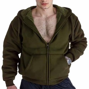 High Quality Cotton French Terry Oversize Hoodie <b>Thick</b> Fleece Drop Shoulder Plain Custom Men Hoodies uploaded - Product Image 3