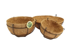 Cestas/Macetas Colgantes Hechas de 100% Fibra de Coco Natural y Látex para Jardinería Doméstica y Plantación Ornamental al Mejor Precio - Product Image 4