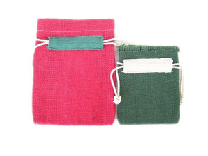 ถุงผ้าปอกระเจาแบบมีเชือกผูก พิมพ์โลโก้ตามสั่ง ถุงรักษ์โลก ถุงของขวัญขนาดเล็ก บรรจุภัณฑ์ขนาด 6 นิ้ว - Product Image 2