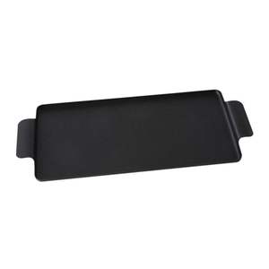 Bandeja Redonda de Metal Negro Mate Moderna, Bandeja Decorativa para Mesa de Centro, Plato Grande Minimalista para Cocina y Hogar - Product Image 5