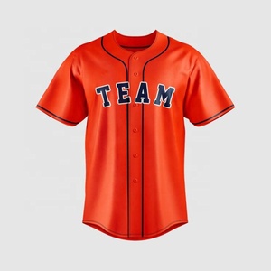 Camisetas de béisbol personalizadas, logotipo bordado liso negro, ropa deportiva sublimada digital con técnicas impresas - Product Image 5