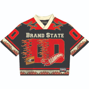 Camiseta de Fútbol Retro Vintage Personalizada para Hombre, Camiseta Deportiva de Malla con Estampado de Letras, Logotipo Personalizado para Equipos de Invierno - Product Image 2