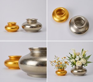 Fancy Hot Large Floor <b>Vases</b> <b>Stands</b> Tall Wedding Metal Flower <b>Vase</b> Gold Antique Cast Iron Handmade Brass Luxury Christmas Space - Product Image 4