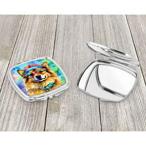 Hippie Dawg Compact Décoratif Voyage Maquillage Miroir Poche Pliante De Poche pour Femmes Filles Cadeau - Product Image 3